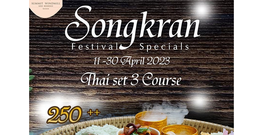 Songkran Festival Specials